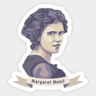 Margaret Mead Portrait Sticker